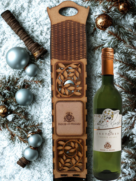 House of Henkel Gretchen Lifestyle Wood Wine Gift Box